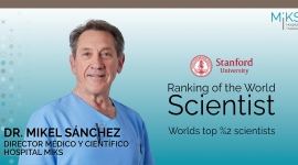 Foto Dr. Mikel Sánchez among the world’s most influential scientists, according to Stanford University